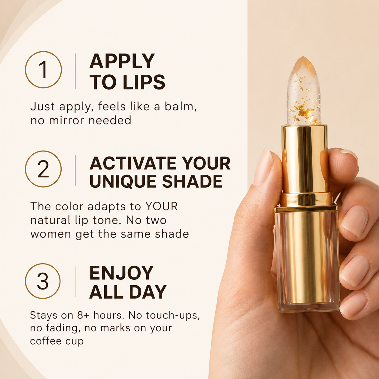 pH Bloom Color-Changing Lipstick