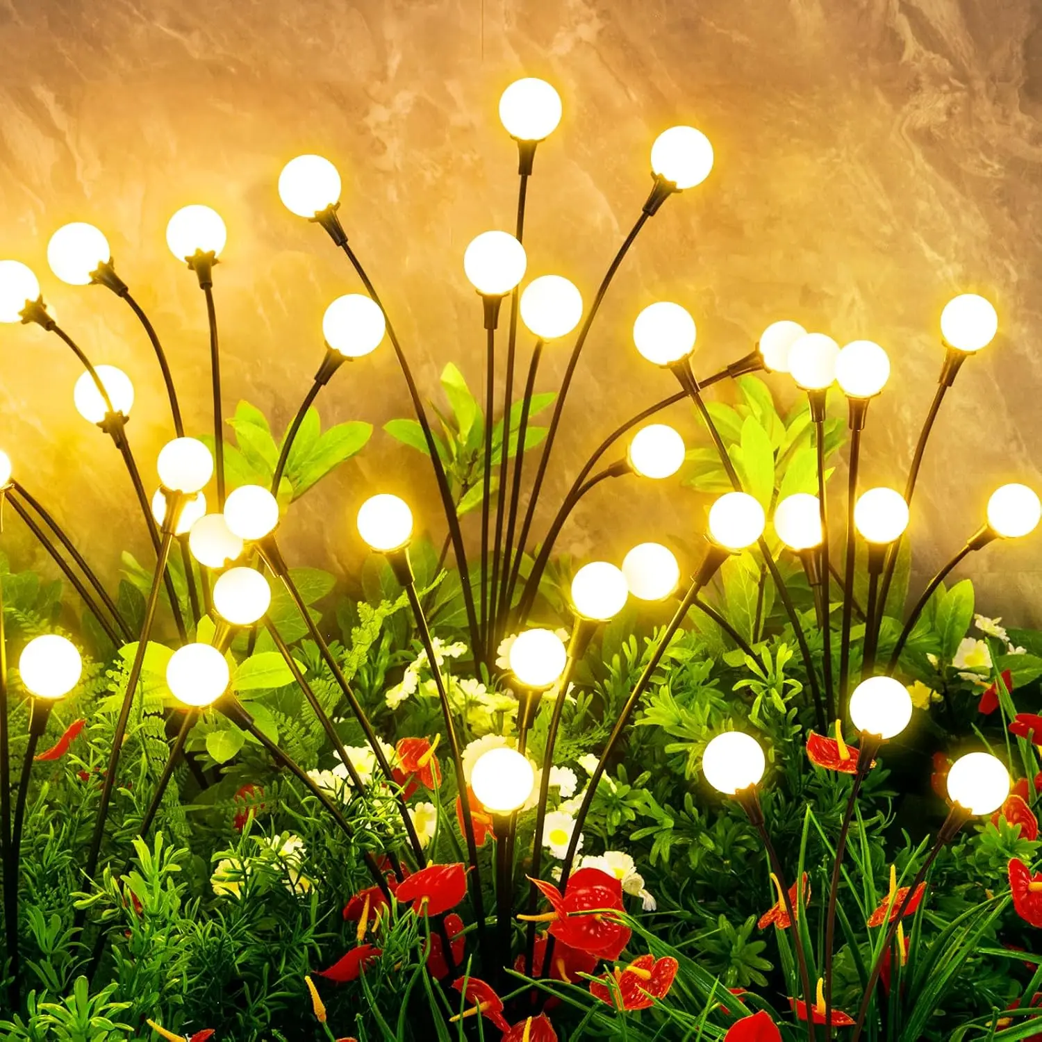 💡LIMITED-TIME 50% OFF!🔥Outdoor Solar Firefly Garden Lights Waterproof 4/8 Pack