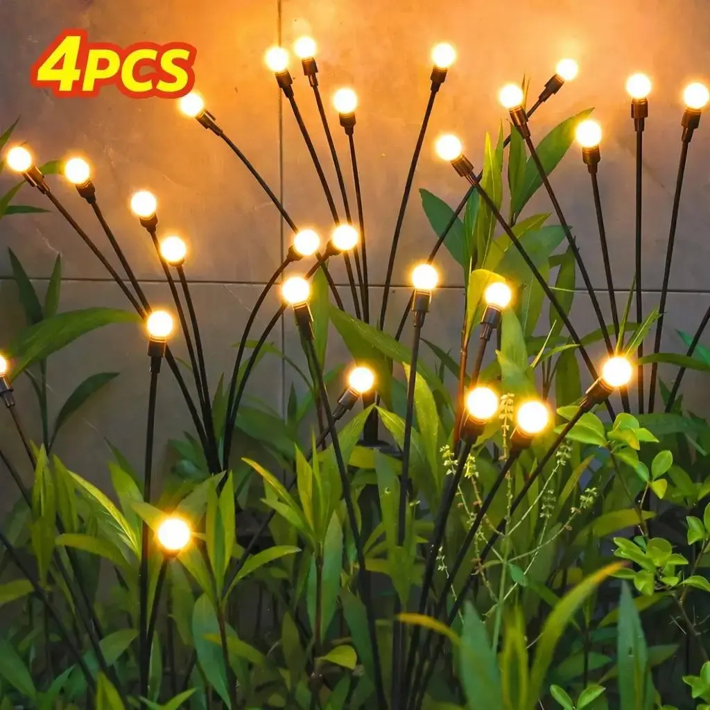 💡LIMITED-TIME 50% OFF!🔥Outdoor Solar Firefly Garden Lights Waterproof 4/8 Pack