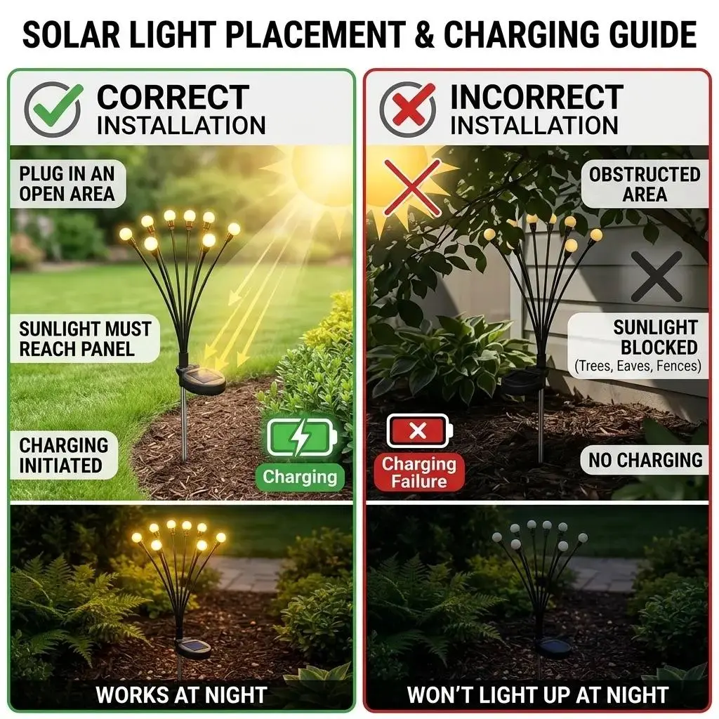 💡LIMITED-TIME 50% OFF!🔥Outdoor Solar Firefly Garden Lights Waterproof 4/8 Pack
