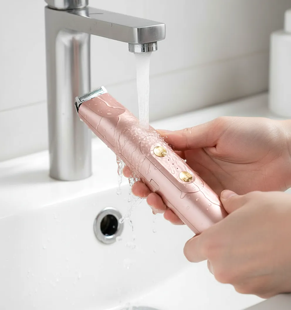 🚨 ⚡Bikini Trimmer for Women, Electric Shaver and Razor Rechargeable 2-in-1 Body and Facial Epilator, Underarms and Legs, IPX7 Waterproof