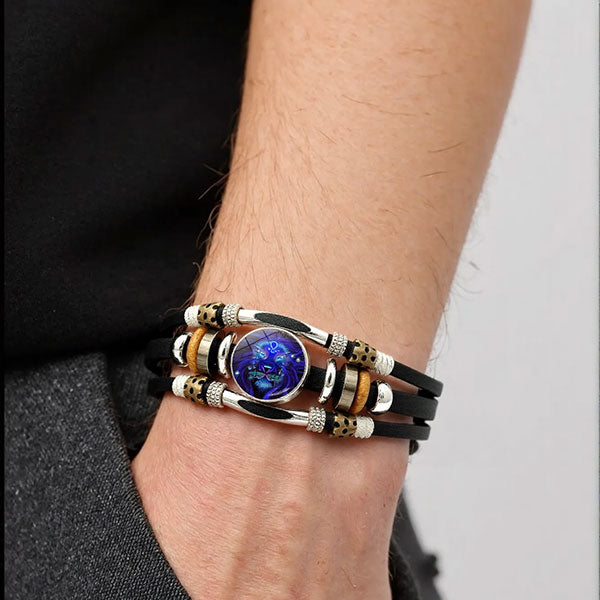 🌌🌏Astrological Sign Luminous Bracelet Super Bright In The Dark