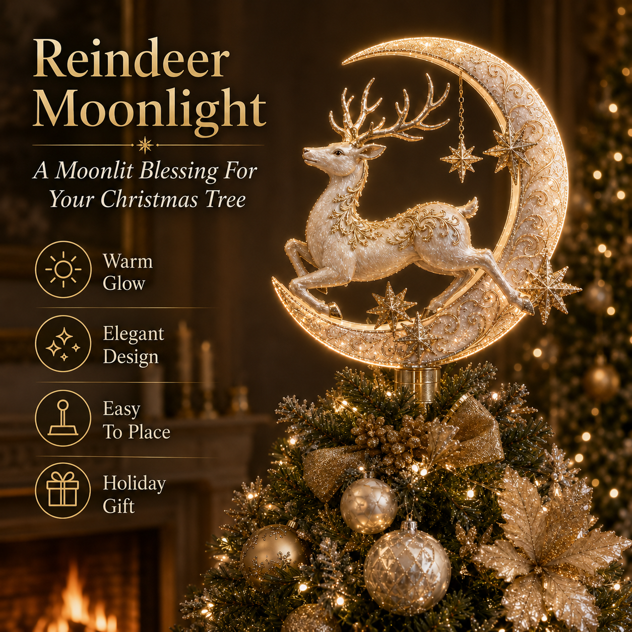 🎄Christmas Early Bird Special Sale 49% OFF⛄Meaningful Christmas Tree Topper Collection – Lighted Holiday Keepsakes👼