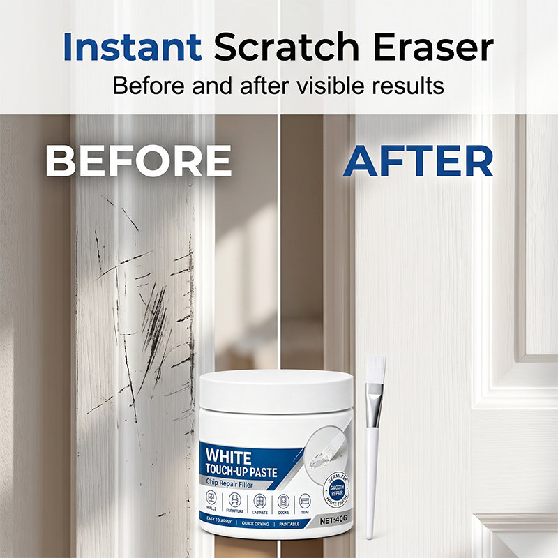 🔥LAST DAY 50% OFF -White Touch-Up Paste – Quick-Dry Multi-Surface Scratch Repair
