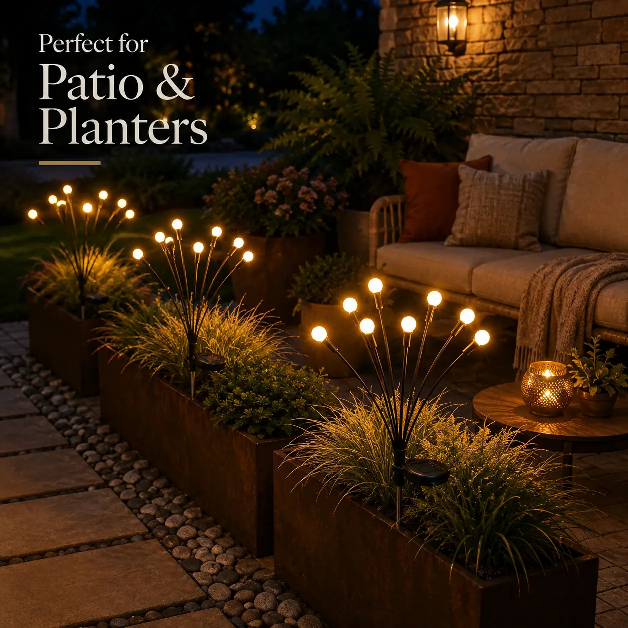 💡LIMITED-TIME 50% OFF!🔥Outdoor Solar Firefly Garden Lights Waterproof 4/8 Pack