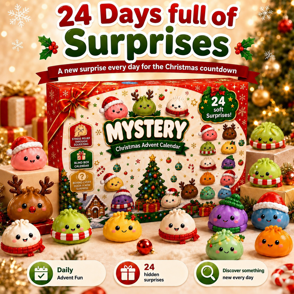 🎄Christmas Early Bird Special Sale 49% OFF🎅- Christmas Advent Calendar – 24 Squishy Surprises⛄️