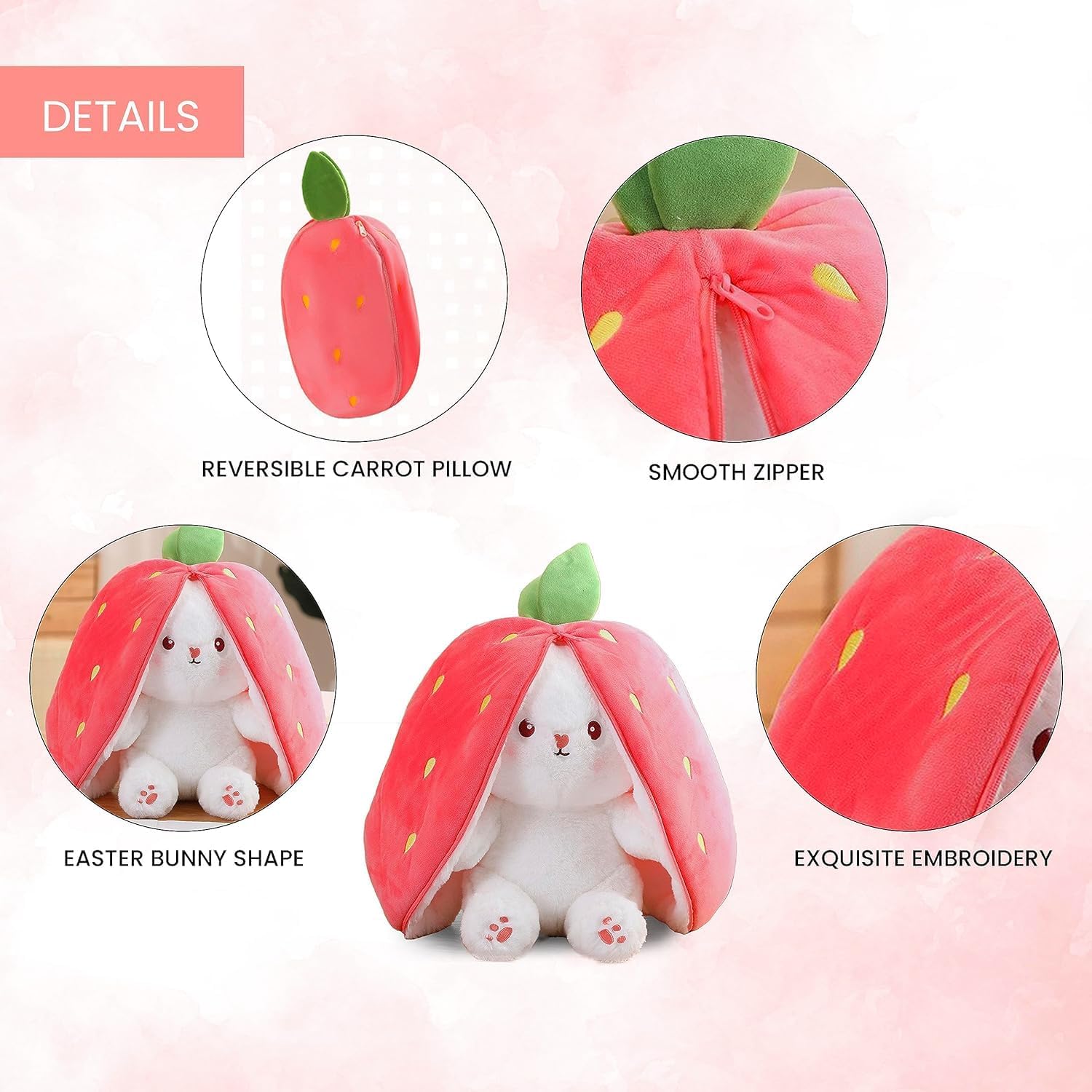🔥 LAST DAY 50% OFF-Bunny Cuddle Up with Comfort -Cuddly Stuffed Animal for Kids & Adults