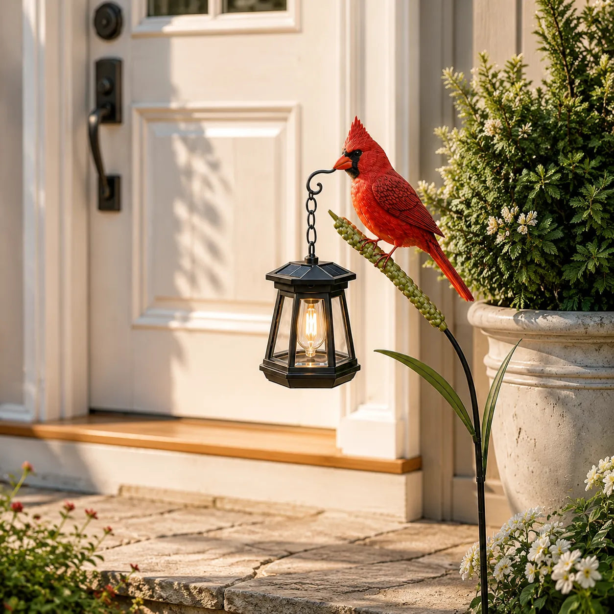🐦 Cardinal Garden Light—A Beautiful Garden Light That Feels Full of Life