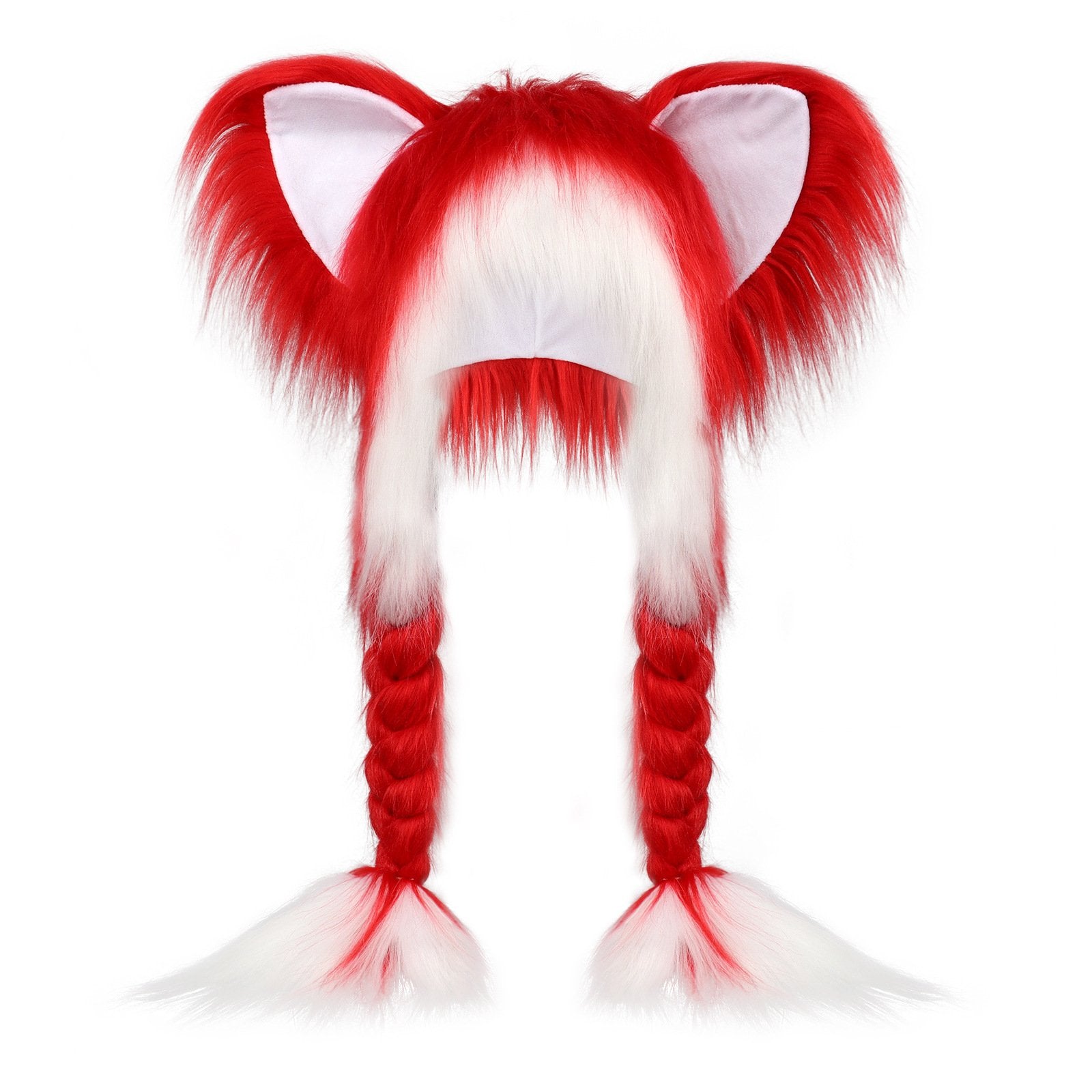 ⚡Christmas Early Bird Special Sale 49% OFF – 🎄Fluffy Cat Ear Hat | Halloween & Christmas Cozy Plush Headwear🎃