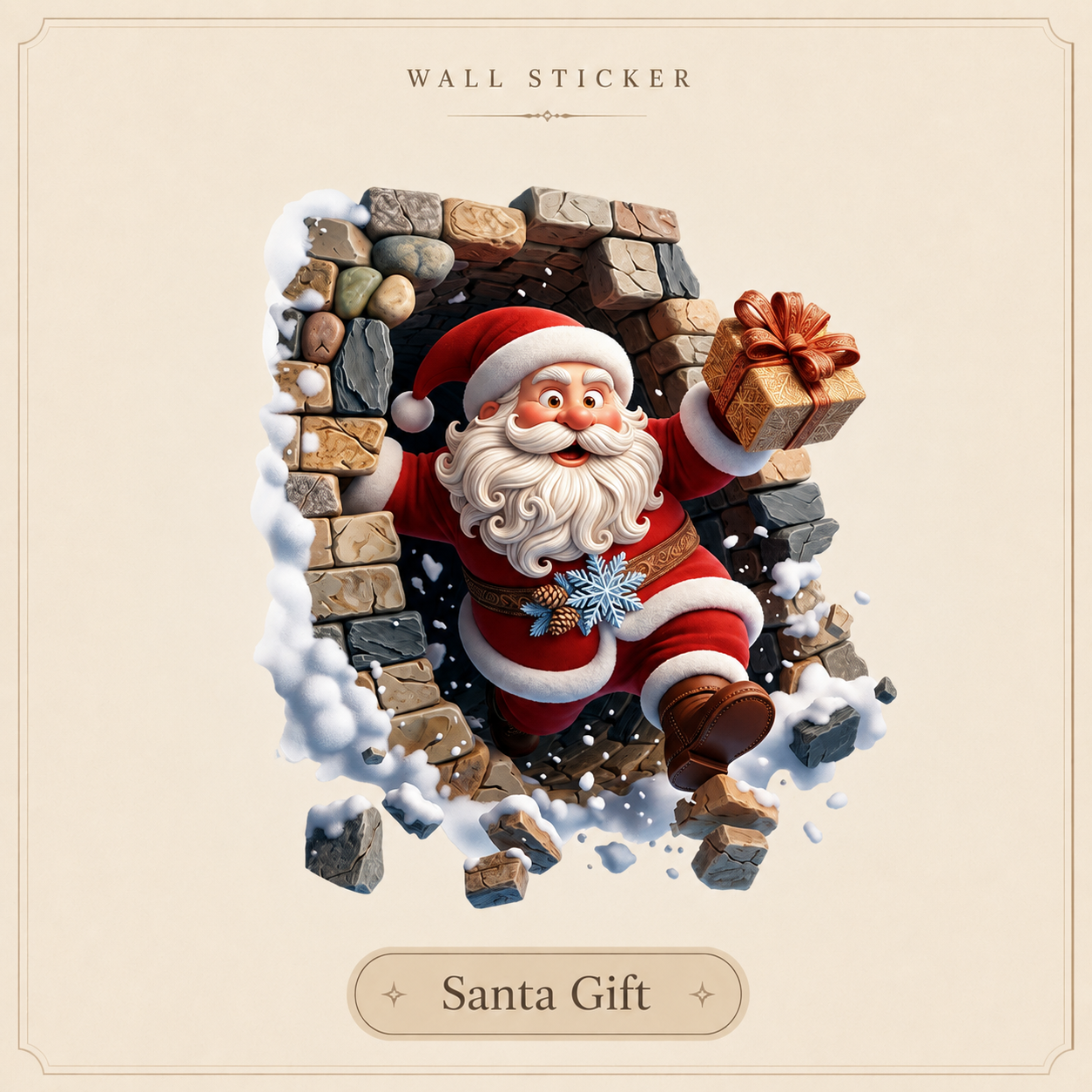 🎄Christmas Early Bird Special Sale 49% OFF🎁-3D Holiday Wall Stickers | Christmas & Halloween Decor
