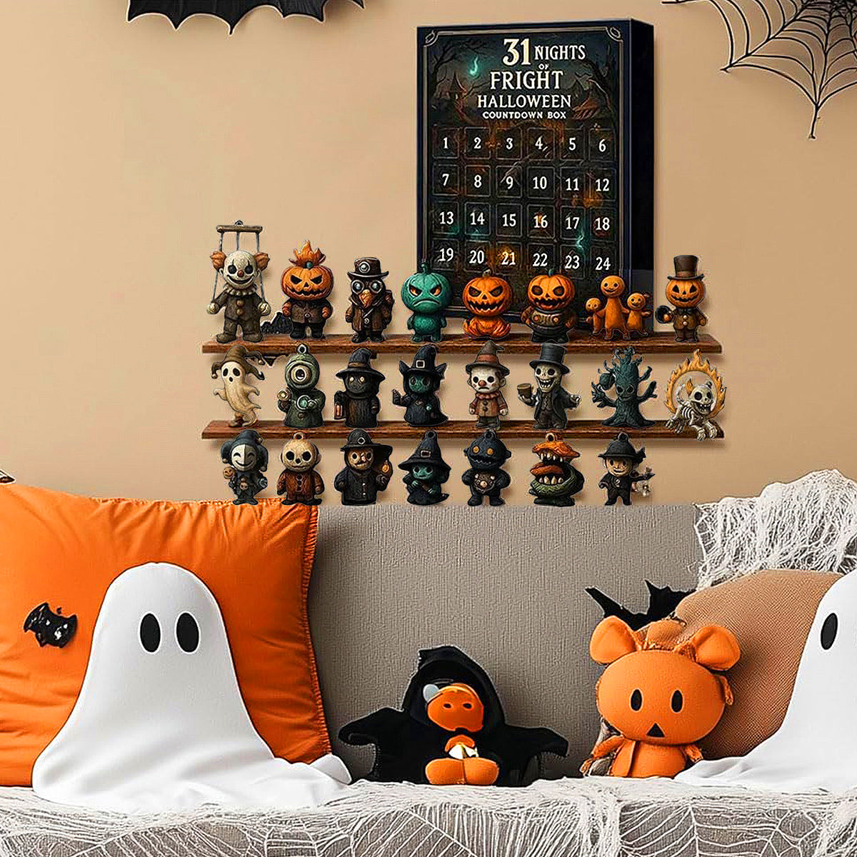 🎃Halloween Early Bird Special Sale 49% OFF-💀31 Nights of Fright-Halloween Countdown Box📅