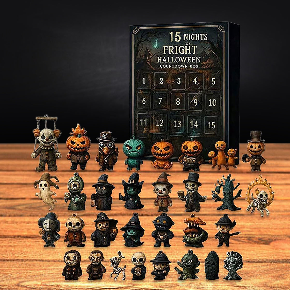 🎃Halloween Early Bird Special Sale 49% OFF-💀31 Nights of Fright-Halloween Countdown Box📅