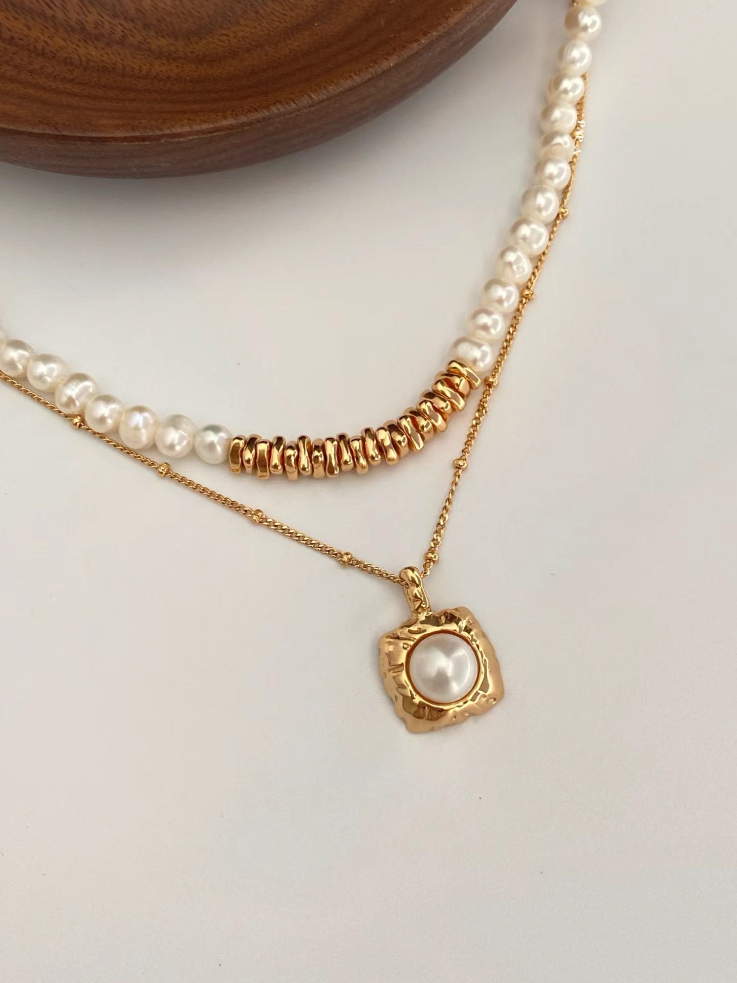 Sugar CubePearl Necklace