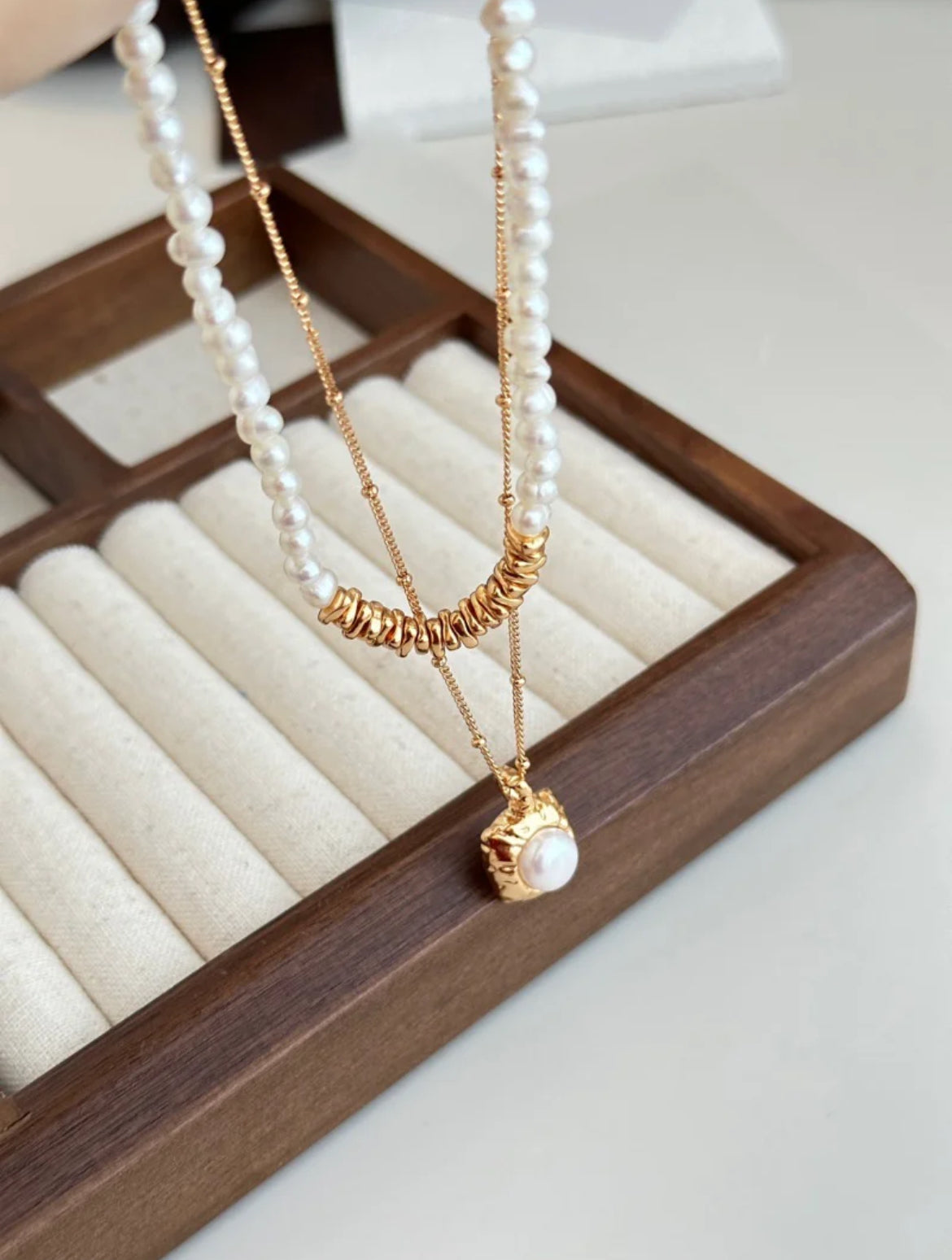 Sugar CubePearl Necklace