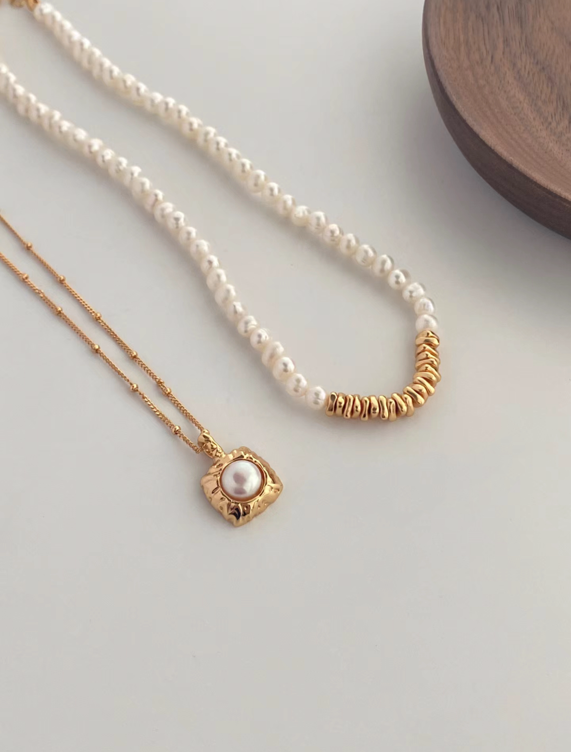 Sugar CubePearl Necklace