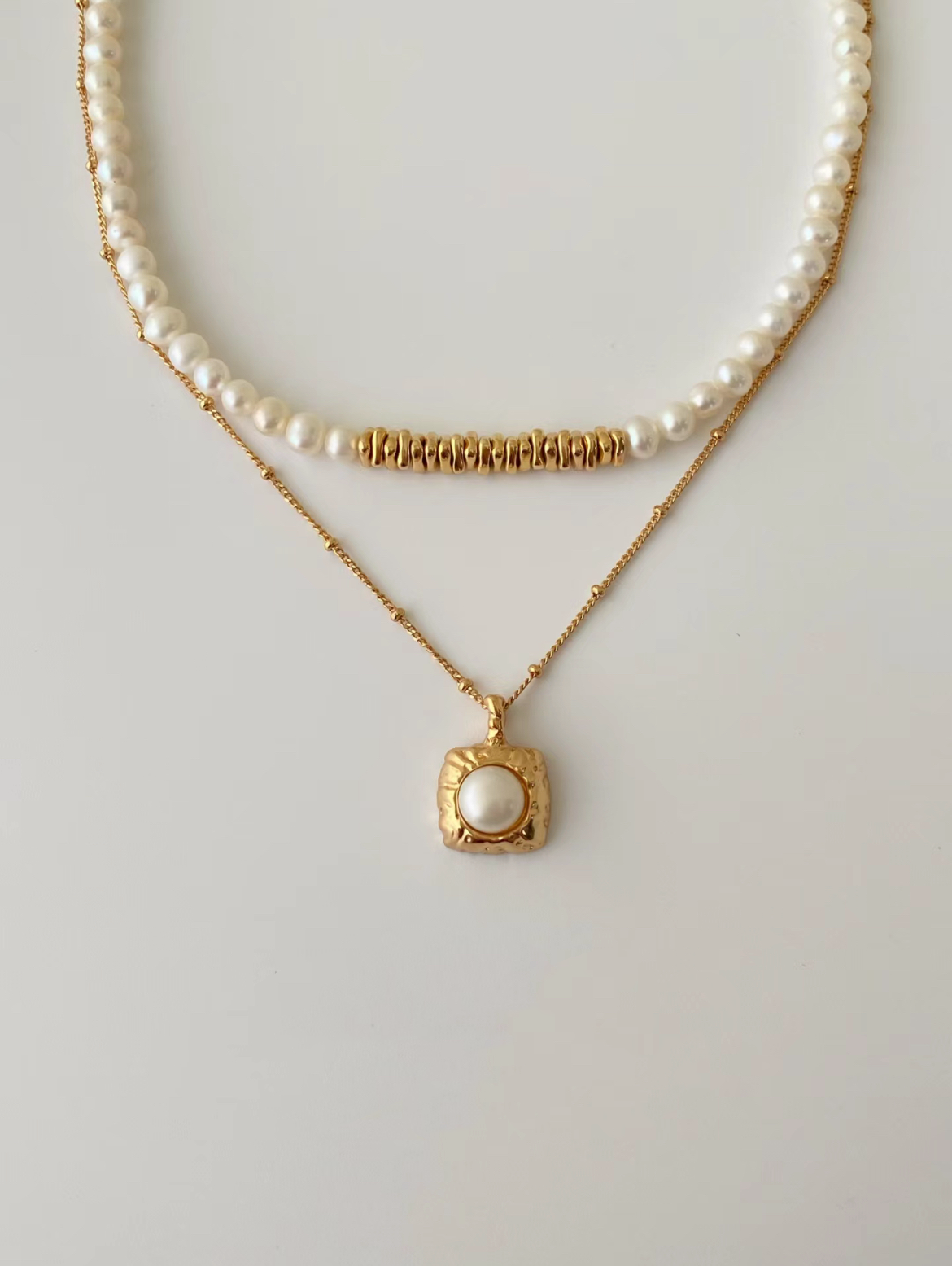 Sugar CubePearl Necklace