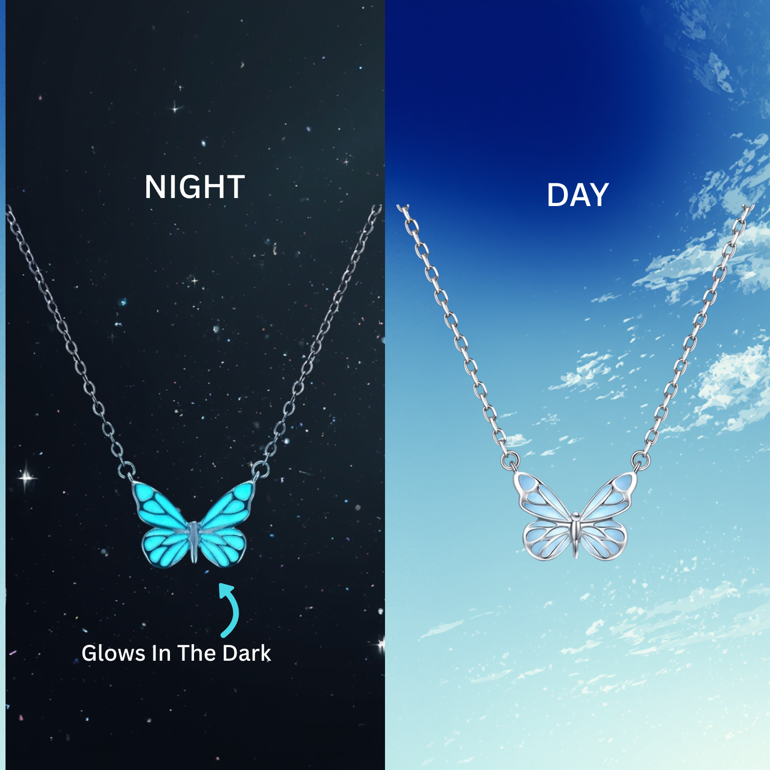 Glow in the Dark Butterfly Bracelet