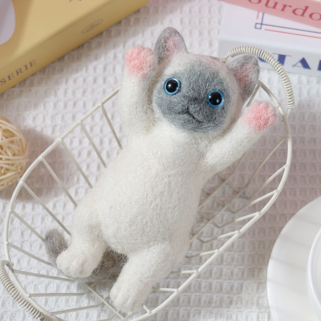 🔥Last Day 50% OFF 🎨🐾Soft and Cuddly Cat – Stress-Relief Squeezable Toy