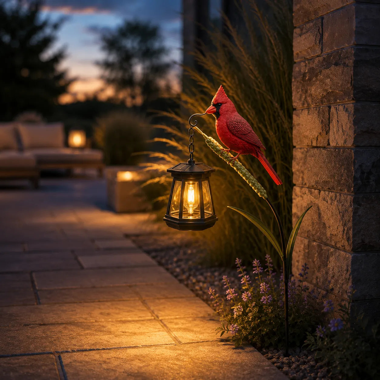 🐦 Cardinal Garden Light—A Beautiful Garden Light That Feels Full of Life