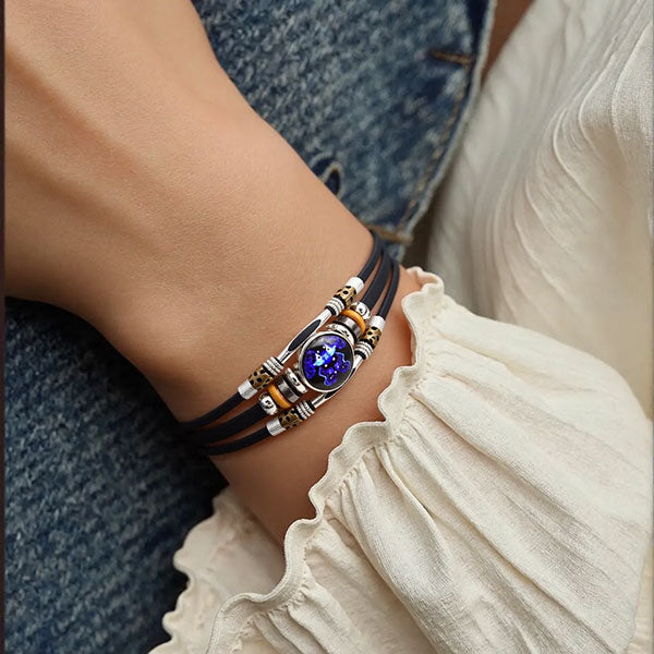🌌🌏Astrological Sign Luminous Bracelet Super Bright In The Dark