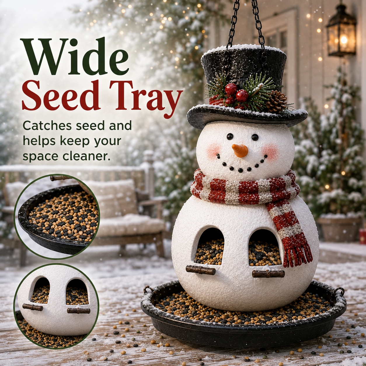 🎄Christmas Early Bird Special Sale 49% OFF⛄️Christmas Bird Feeder Collection – Festive Garden Décor for Bird Lovers🔥