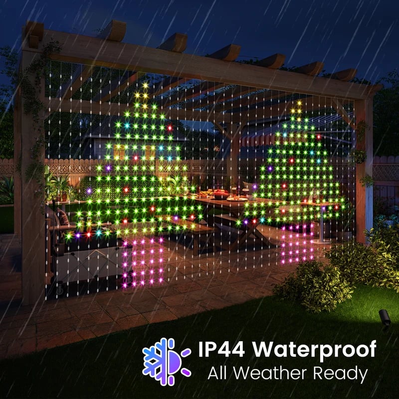 🎅Christmas Early Bird Special Sale 49% OFF -🎄 Smart Animated Mesh Screen 🎆📱✨ Turn Your Balcony Into A Giant LED Light Show! 