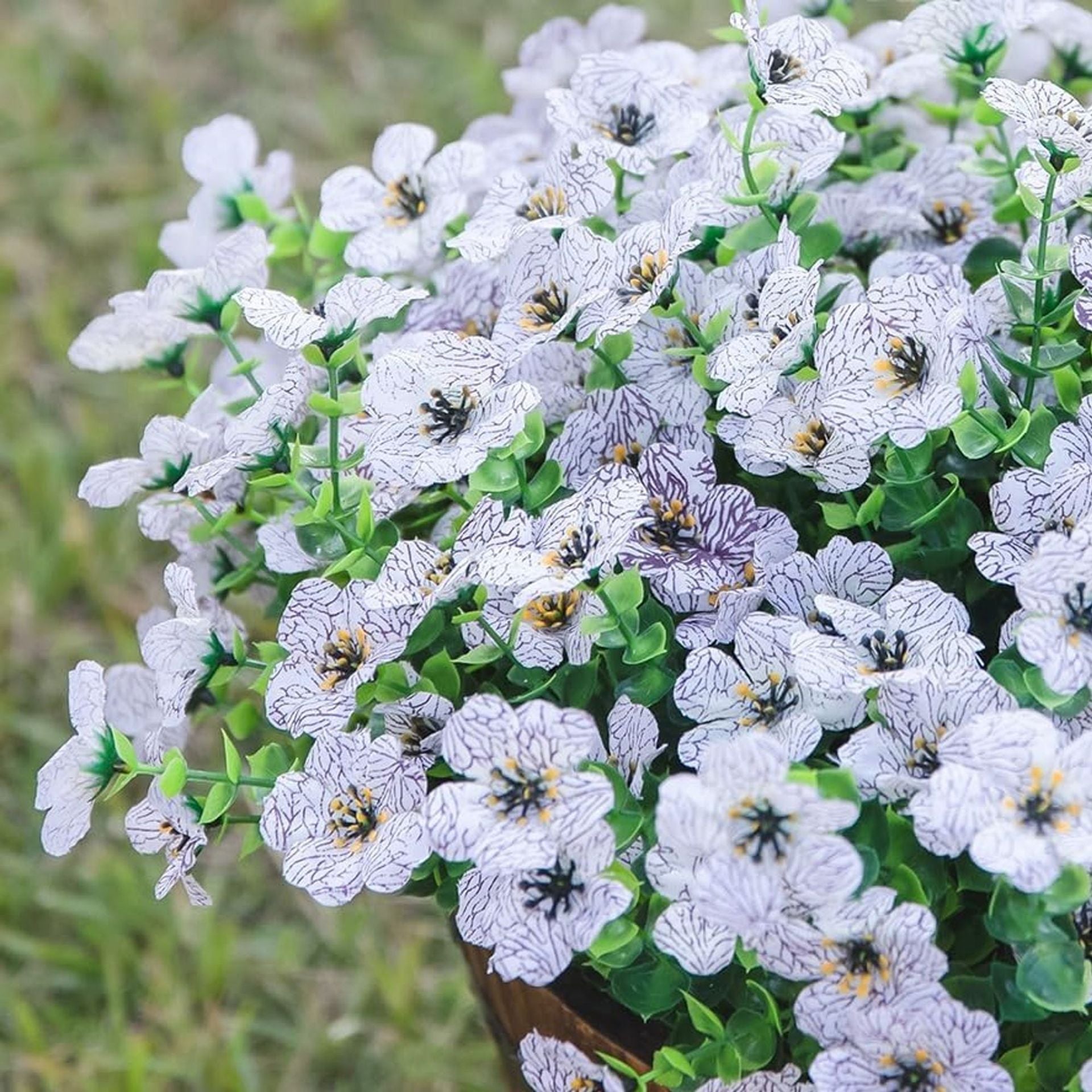 🌼Last Day 50% OFF🔥Upgraded High-grade  Material 🌱 Rainproof Lifelike Artificial Flowers With UV-Shield Coating