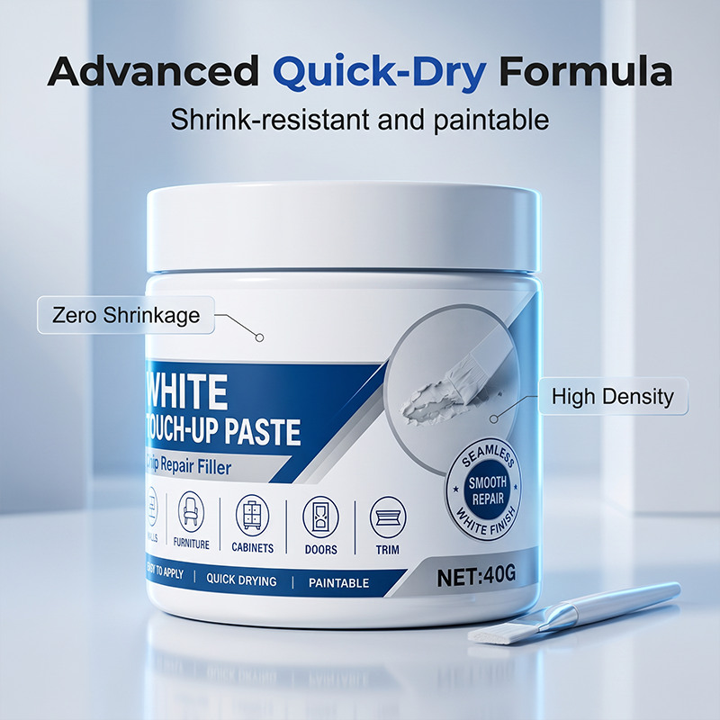 🔥LAST DAY 50% OFF -White Touch-Up Paste – Quick-Dry Multi-Surface Scratch Repair
