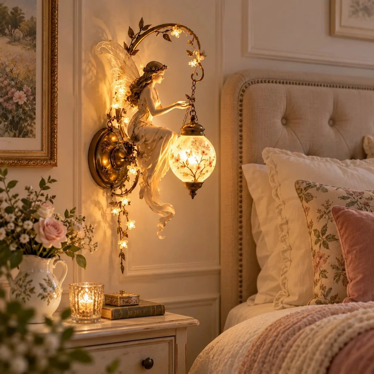 🧚Last Day Promo: 49% OFF!🌸 Fairy Garden Glow Wall Lamp – Whimsical Floral Accent Light for Cozy Spaces