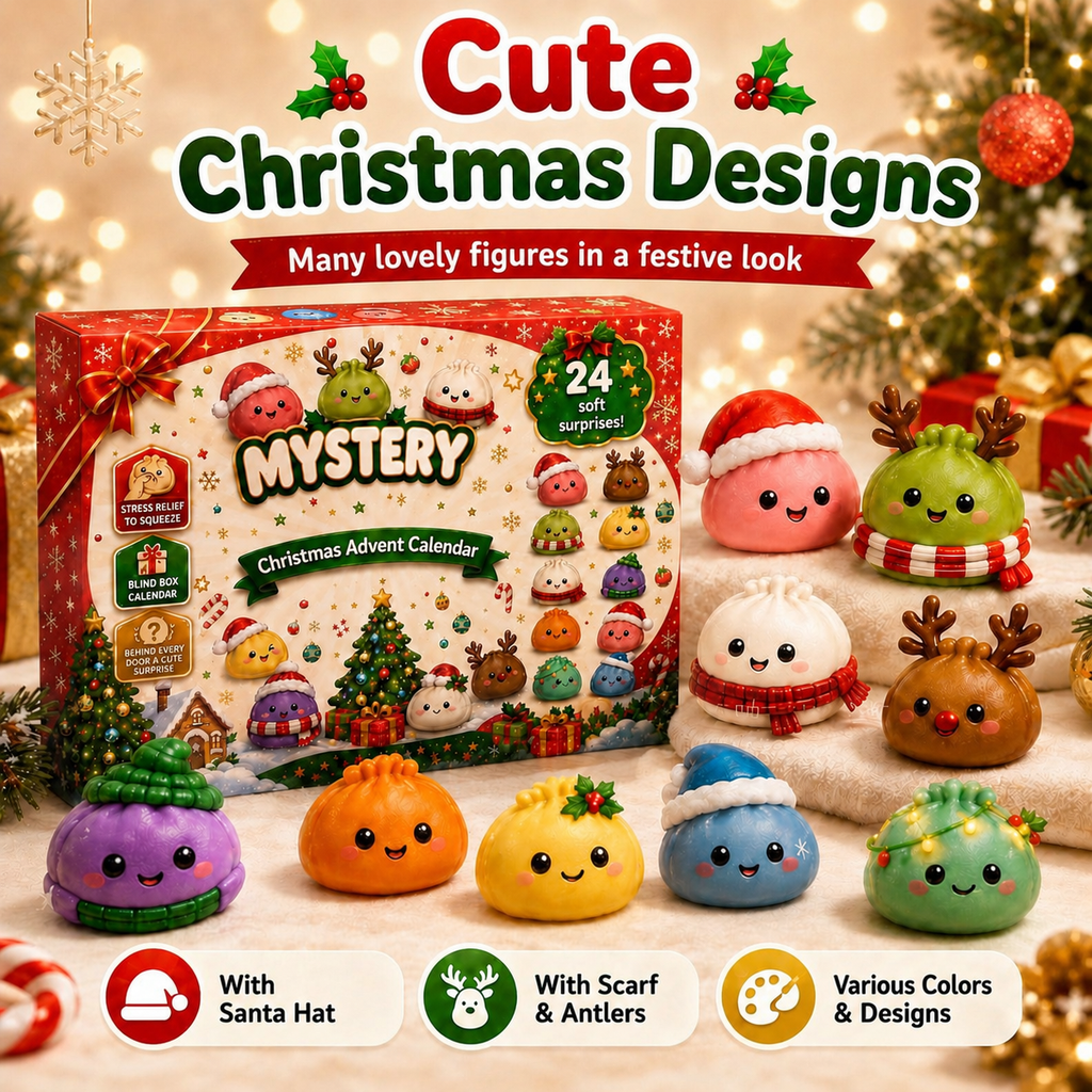 🎄Christmas Early Bird Special Sale 49% OFF🎅- Christmas Advent Calendar – 24 Squishy Surprises⛄️