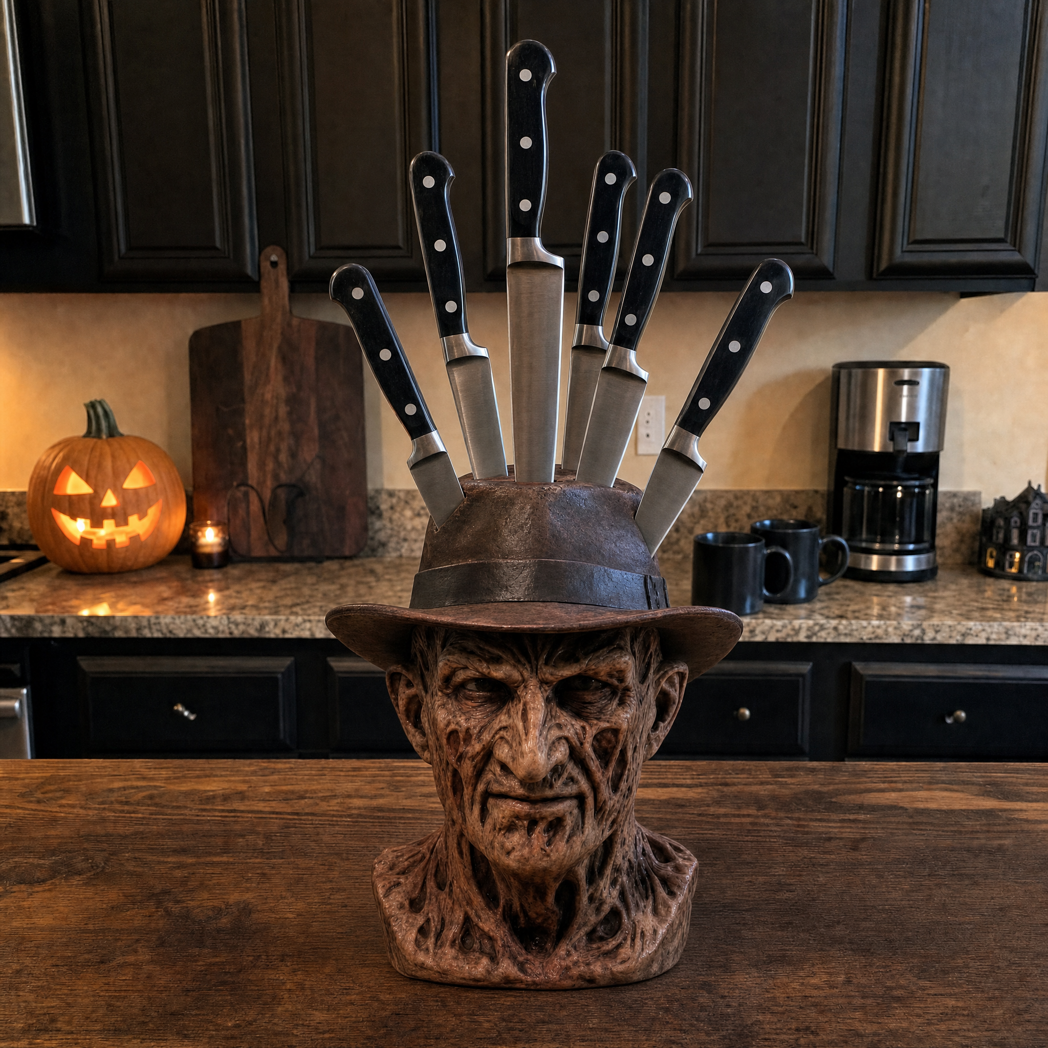 🎃Halloween Early Bird Special Sale 49% OFF💀Horror Knife Block