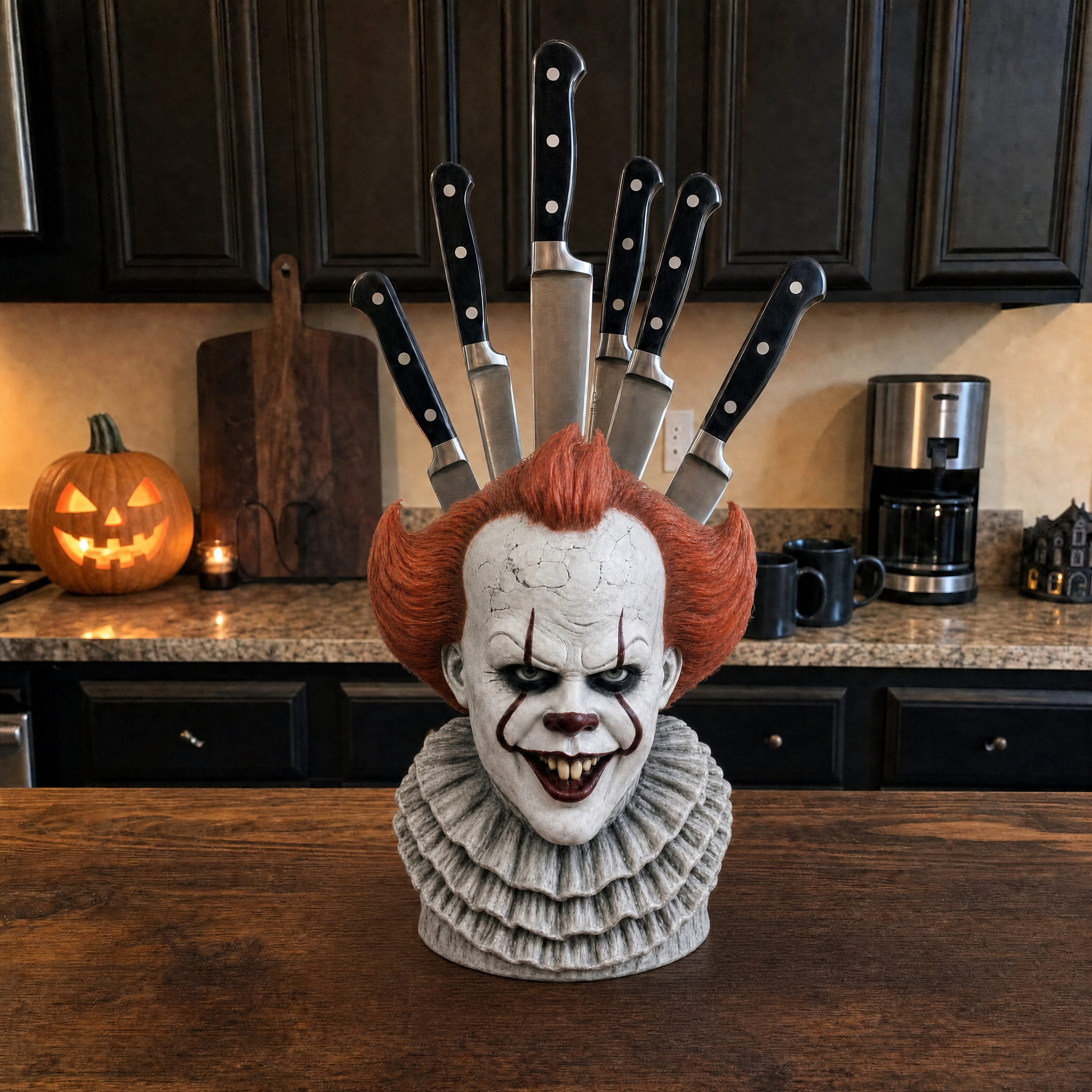 🎃Halloween Early Bird Special Sale 49% OFF💀Horror Knife Block
