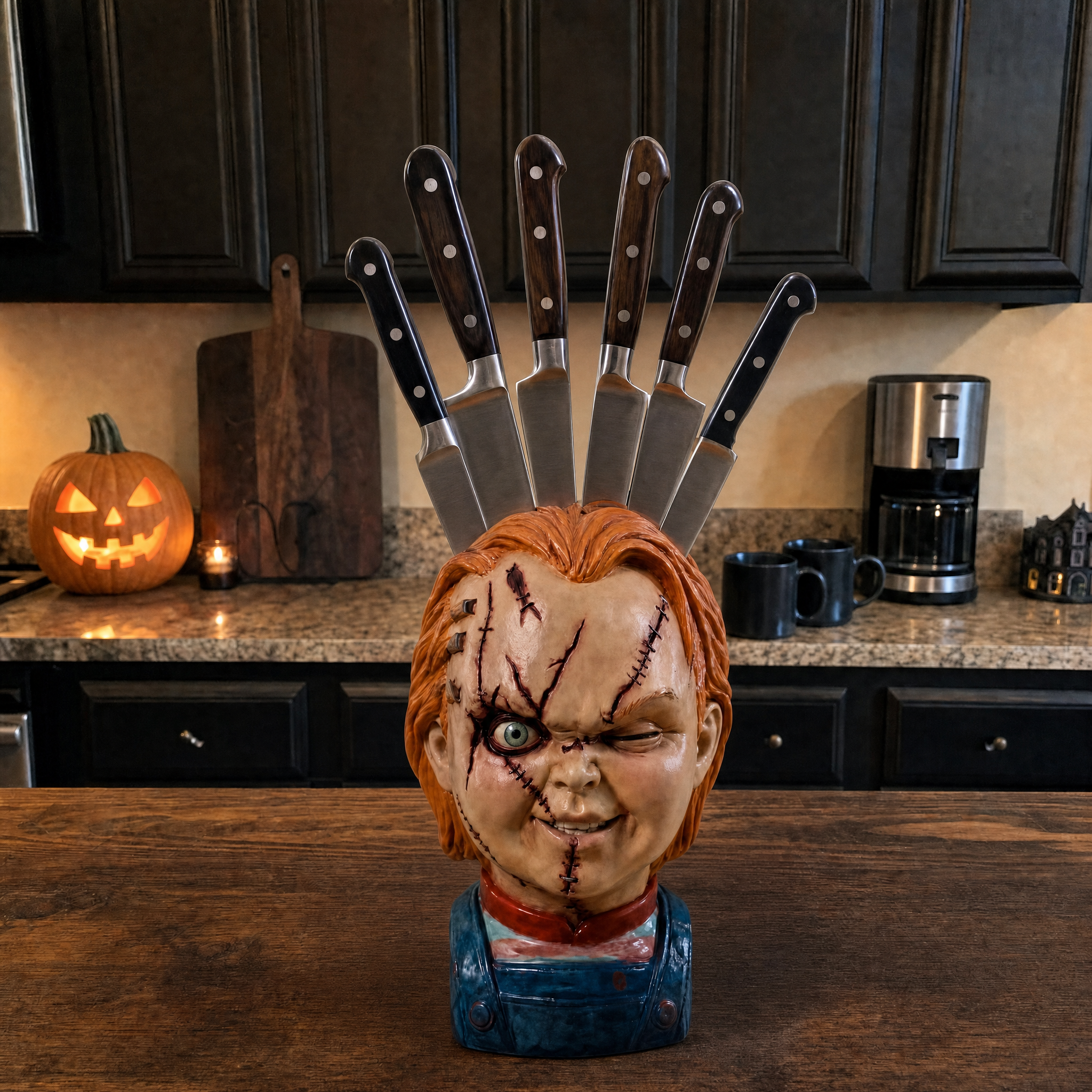 🎃Halloween Early Bird Special Sale 49% OFF💀Horror Knife Block