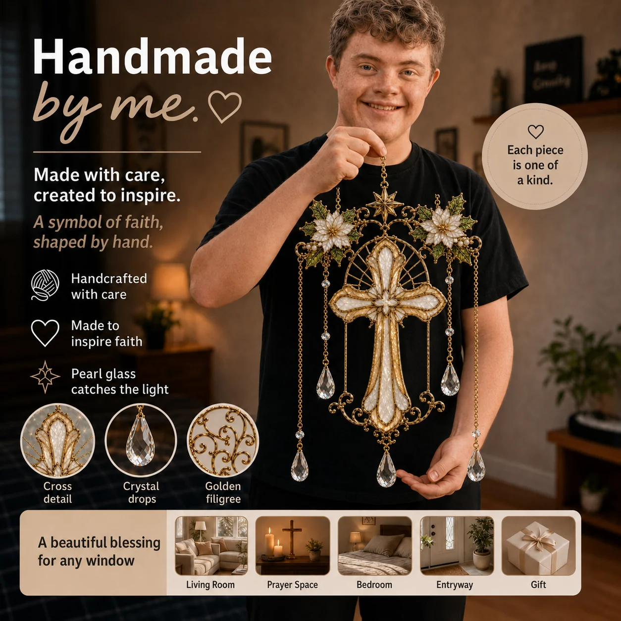 🎉Last Day Promo: 49% OFF-✨️Limited Edition!🔥 Stained Glass Blessing Collection