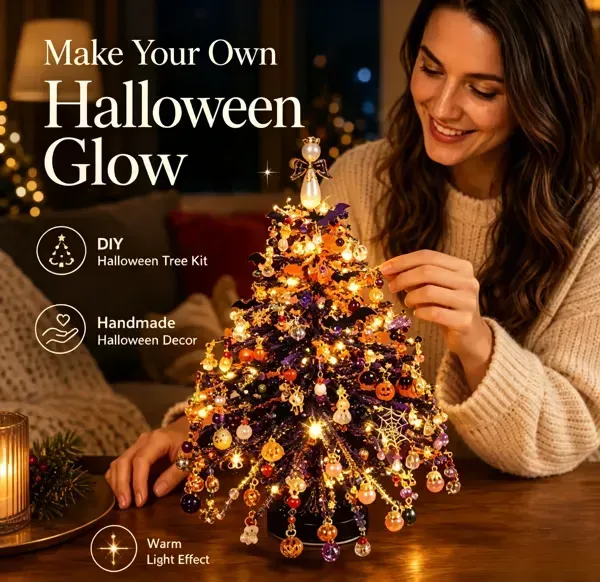 🎄DIY Beaded Christmas Tree Kit✨ -Create Your Own Sparkling Holiday Decoration