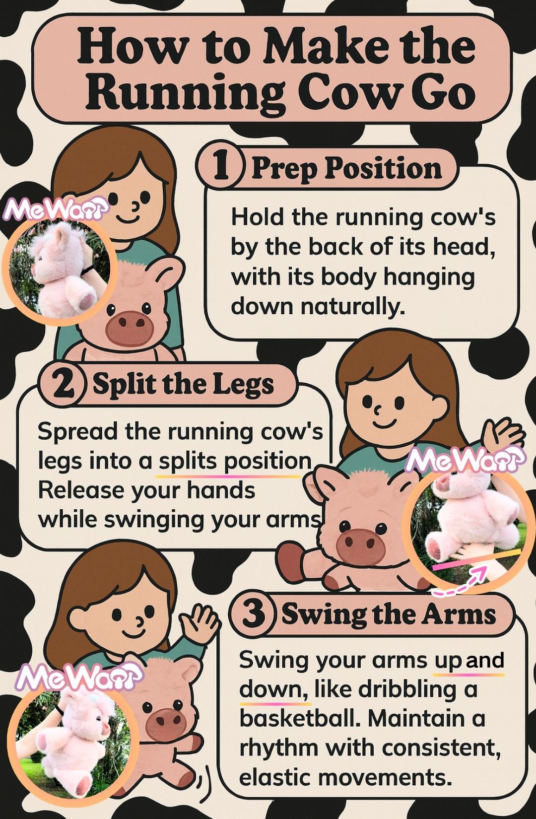 The Running Cow Plush