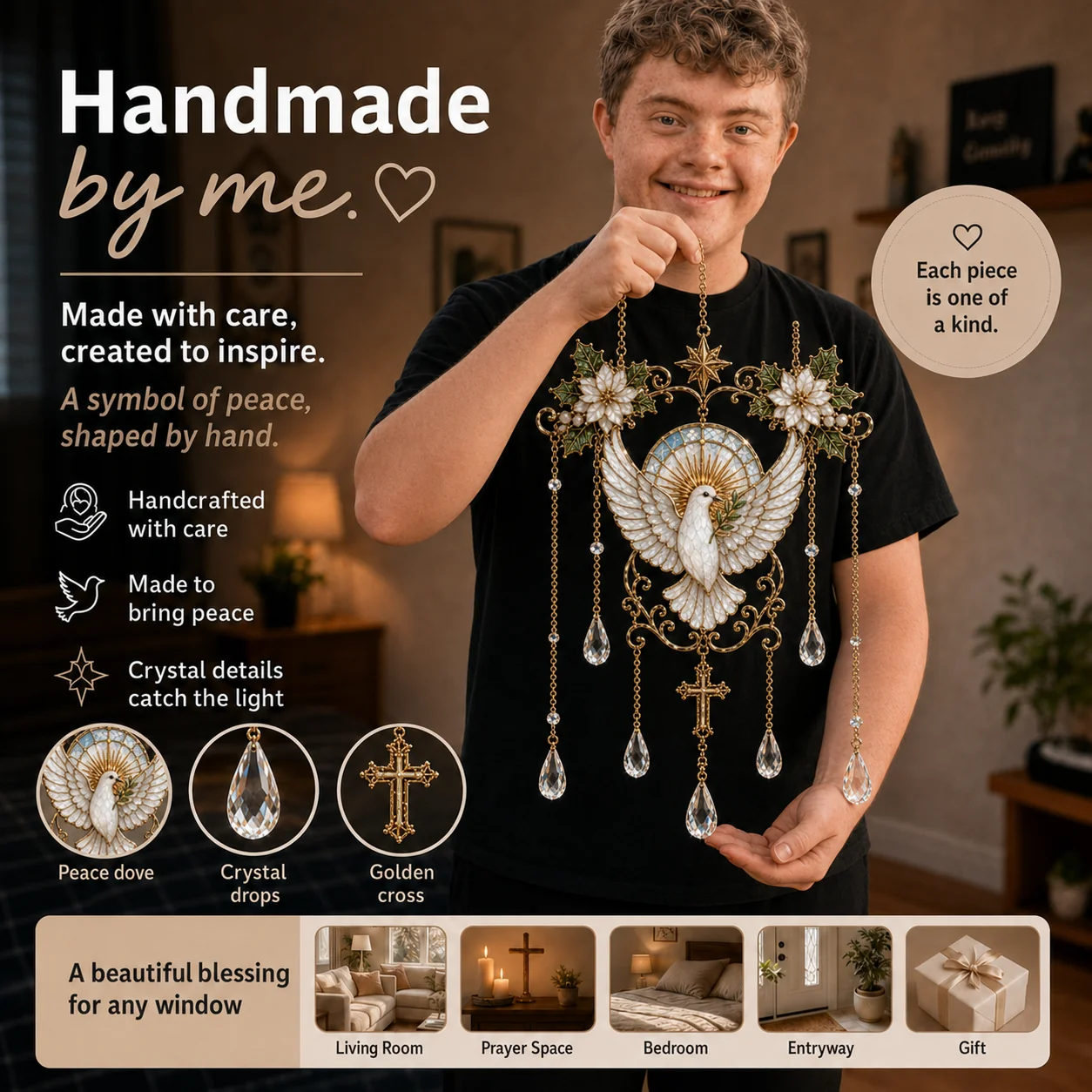 🎉Last Day Promo: 49% OFF-✨️Limited Edition!🔥 Stained Glass Blessing Collection