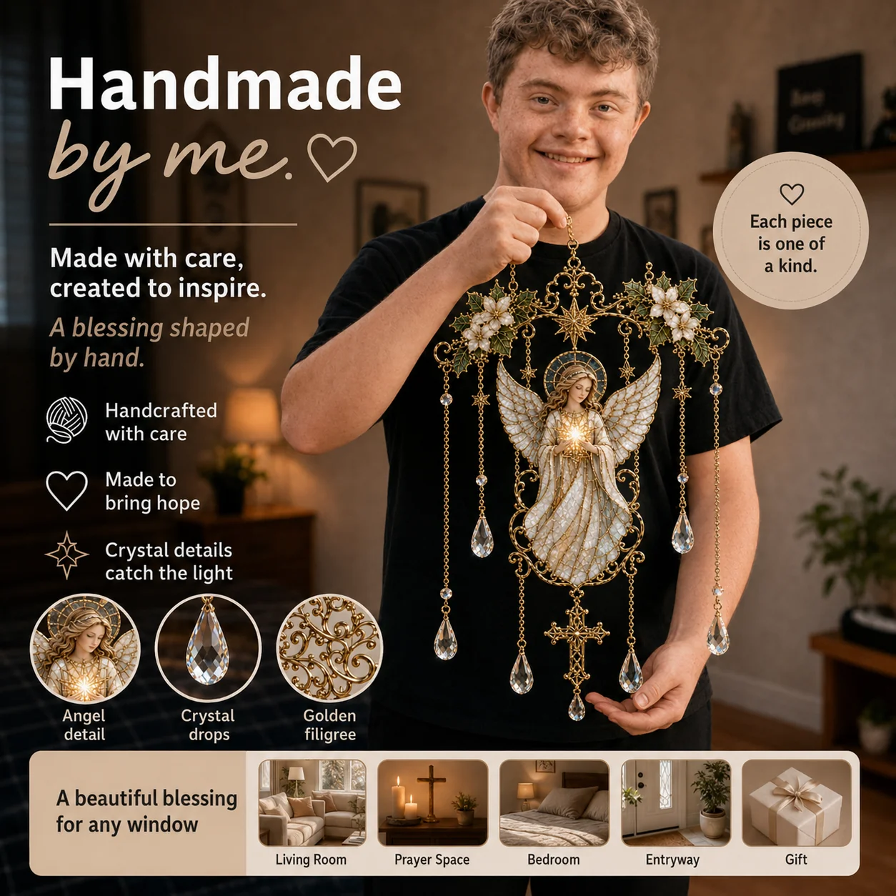 🎉Last Day Promo: 49% OFF-✨️Limited Edition!🔥 Stained Glass Blessing Collection