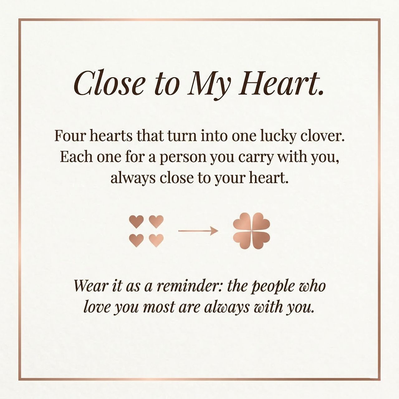 🍀Lucky Heart Necklace