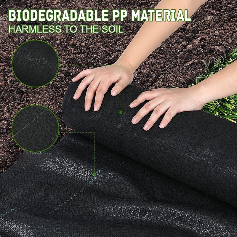 🔥 $9.98 On Sale Only Today 🌱—high-end woven weed barrier🏡—Protect your soil from weeds♻️