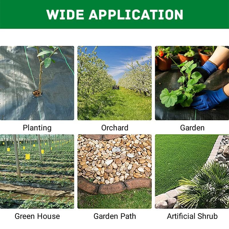 🔥 $9.98 On Sale Only Today 🌱—high-end woven weed barrier🏡—Protect your soil from weeds♻️