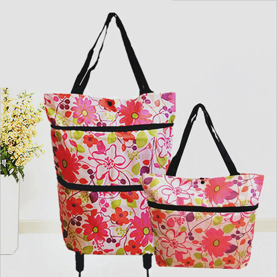 🔥LAST DAY 50% OFF-2-in-1 Foldable Shopping Cart