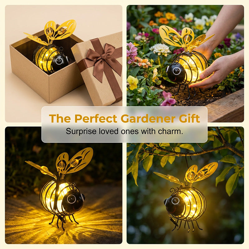 🌙🍃 LIMITED-TIME 50% OFF! Hanging Solar Bee Light – Warm Amber Glow, Flicker-Free, Perfect for Garden Parties, Camping, or Kids’ Rooms – Spread Joy Day and Night 🌞🌜