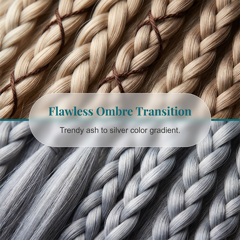  Boho Braided Hair Extensions - Pre-Woven with Vintage Charms