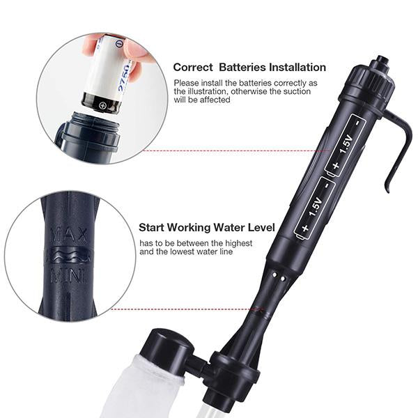 🎉LIMITED-TIME 50% OFF! 🔥 Electric Aquarium Gravel Cleaner✨
