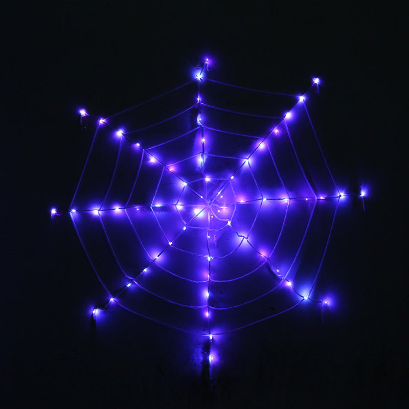 🎃Halloween Early Bird Special Sale 50% OFF🕷️Halloween Glowing Spider Web Lights👻