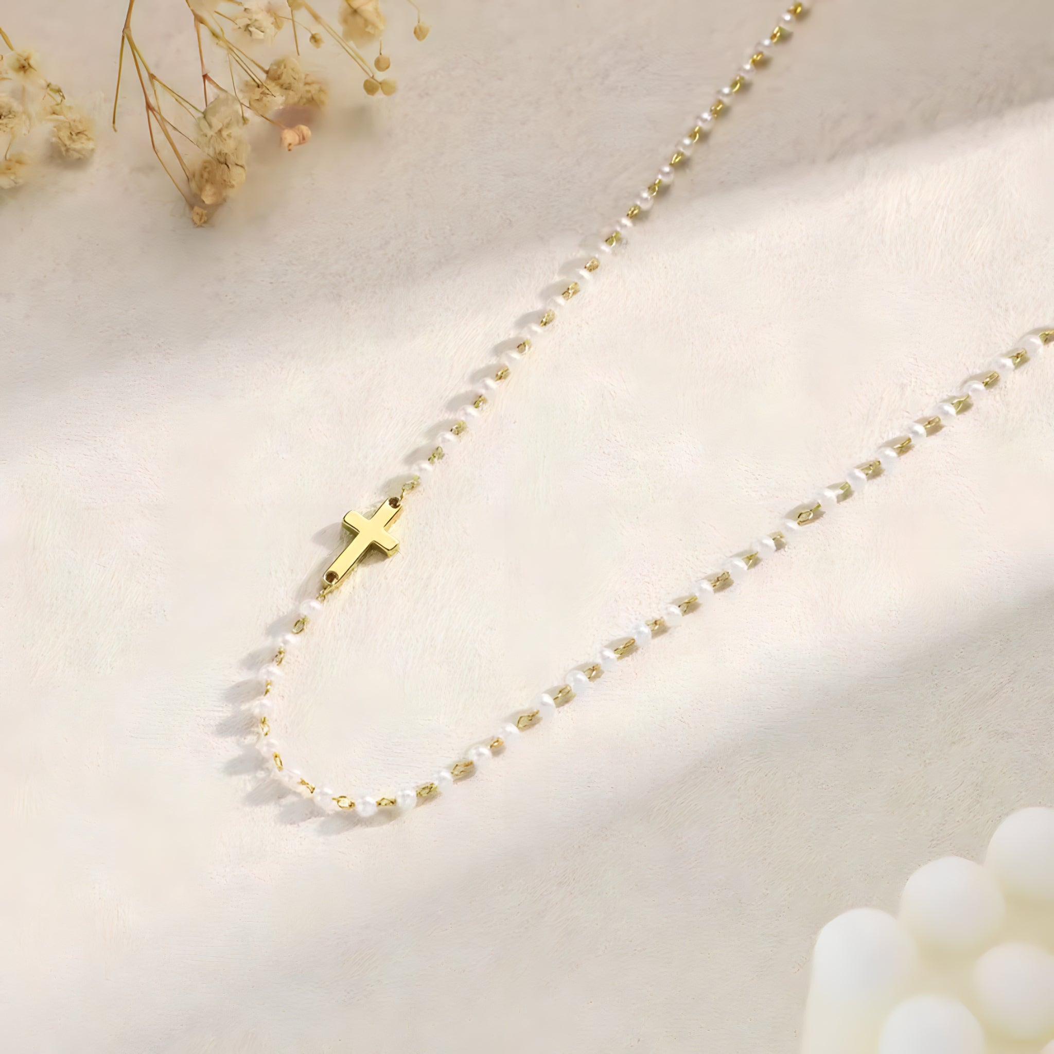 🔥Hot Sale-49% OFF🔥Cross & Pearls Necklace