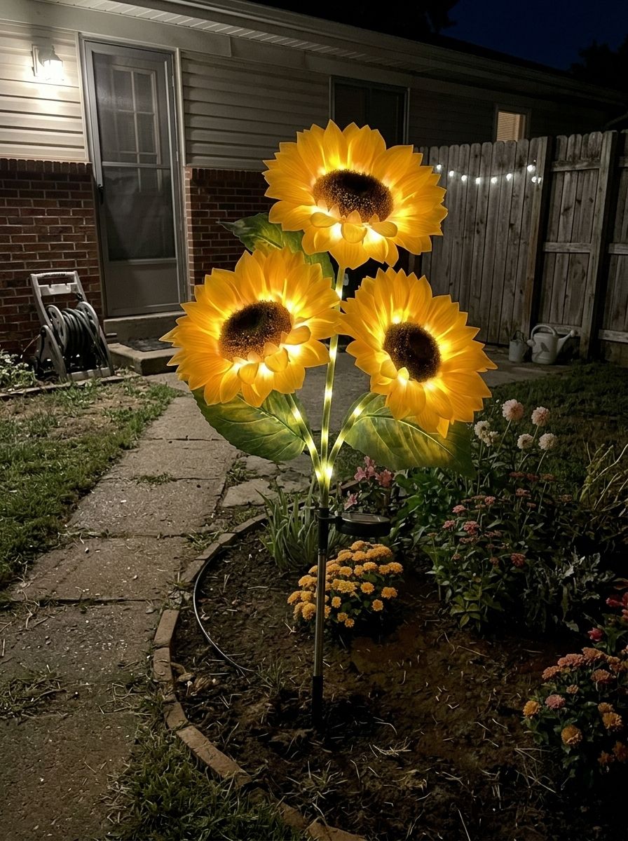 🌻Factory Direct Sales 50% Off !- 🌞Solar LED Sunflower Garden Lights-29.6inch/74cm