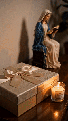 🕊️ Bring Divine Peace to Your Library. Virgin Mary Reading Figure