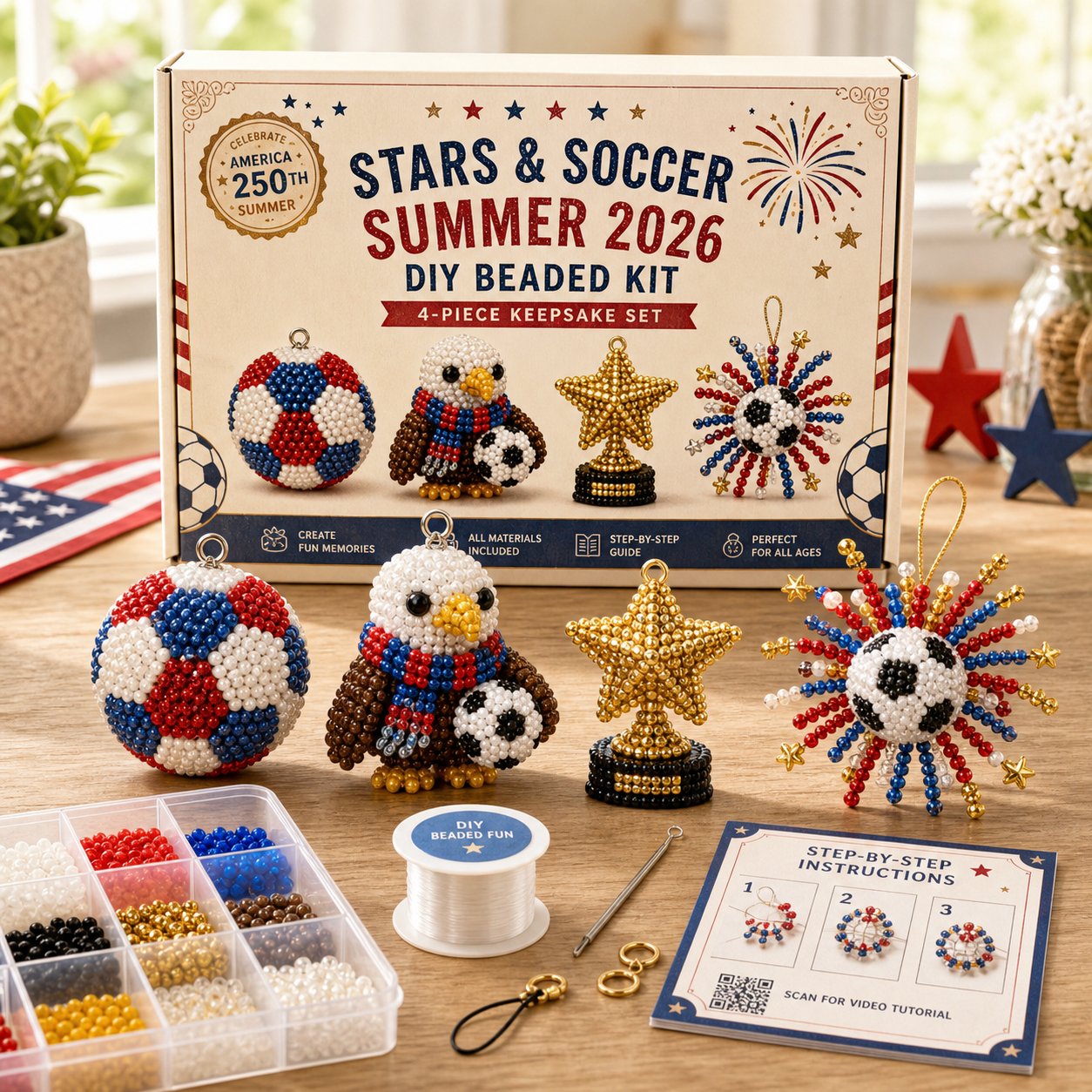 ✨ Tiny 3D Beaded Animal DIY Kit 